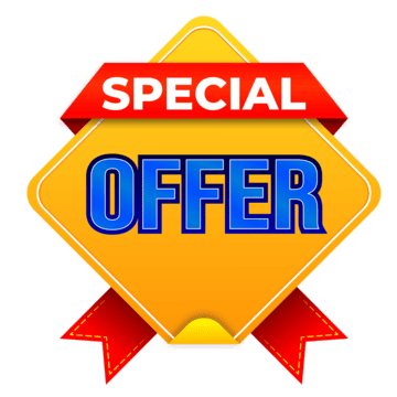 pngtree special offer discount banner shape vector design png image 6558301